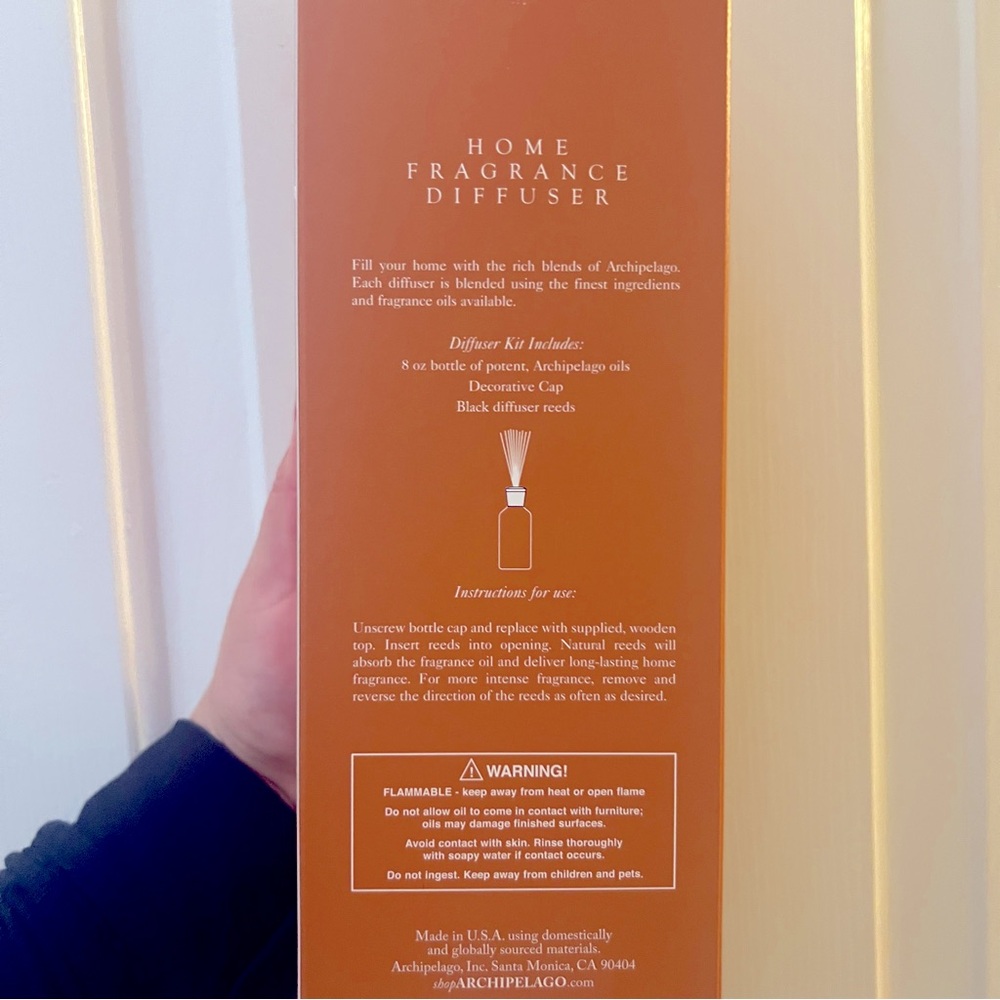 Archipelago pumpkin Reed Diffuser -NIB - Picture 2 of 2
